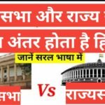 Lok Sabha Aur Rajya Sabha Me Antar